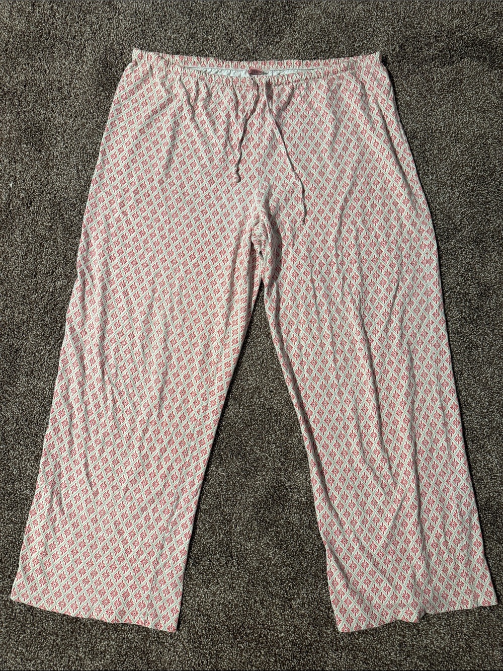 Intimate Secrets- Women's Pink Printed Relaxed Pajama Pants